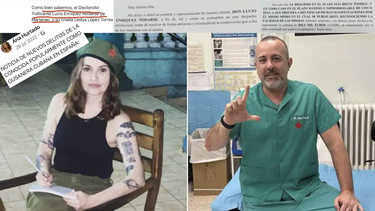 Collage de fotos de Ana Hurtado y Lucio Enríquez Nodarse.