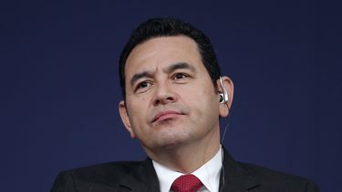 Jimmy Morales, presidente de Guatemala.
