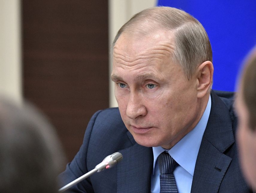 Vladímir&nbsp;Putin, presidente ruso.