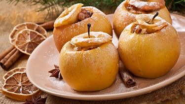 Las manzanas al horno son muy recomendables tras los excesos.