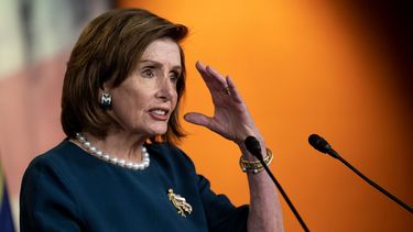 La presidenta de la Cámara de Representantes, la demócrata Nancy Pelosi.