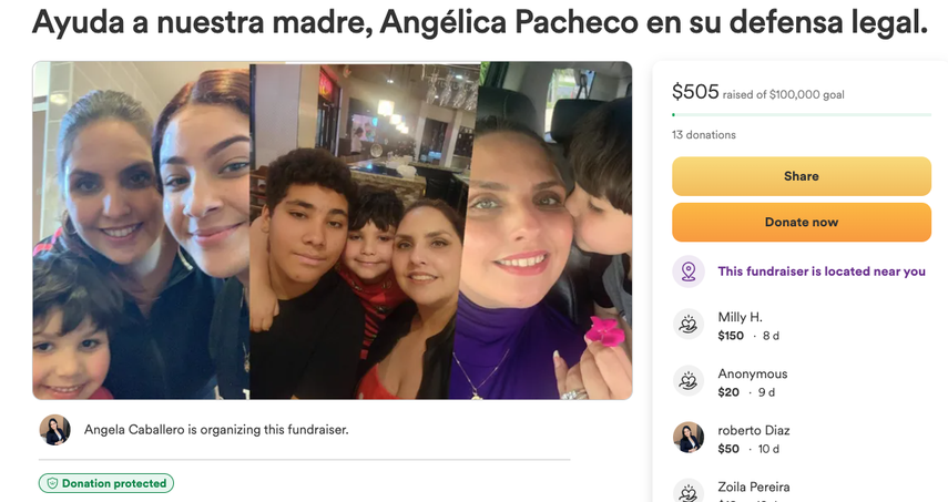 Hijos de Angélica Pacheco solicitan ayuda para defender a su madre