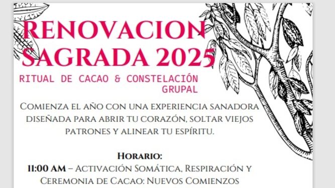 Renovación Sagrada: Ritual de Cacao & Constelación Familiar