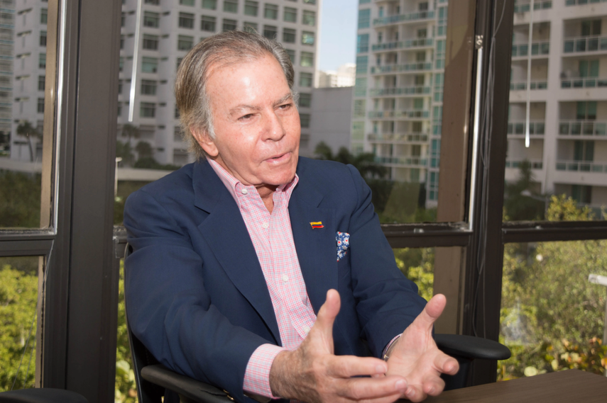 El diplomático venezolano Diego Arria. El ex funcionario invita a los venezolanos a ejercer su derecho al voto