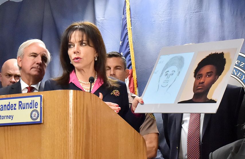 La fiscal estatal del Condado de Miami-Dade, Katherine Fernandez-Rundle, informó sobre el arresto del sujeto (ÁLVARO MATA)