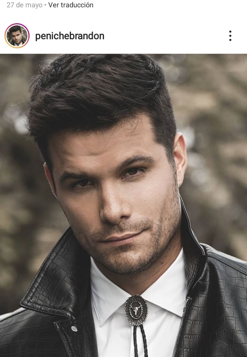 El actor y conductor Brandon Peniche. 