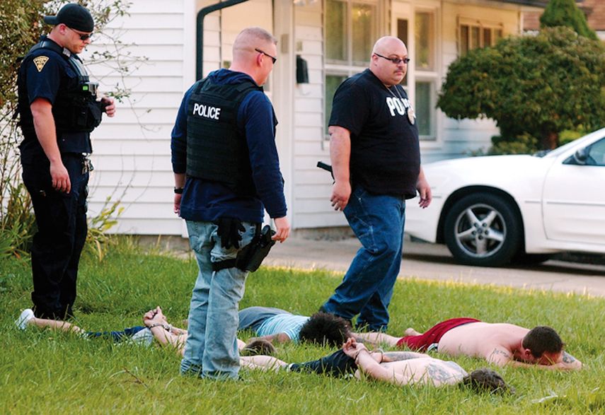 Foto de archivo de un operativo policial en Ashtabula contra bandas de narcotraficantes.&nbsp;