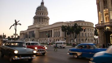 Vista de una calle en La Habana, Cuba.&nbsp;