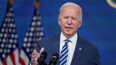 El presidente Joe Biden habla durante un evento en la Casa Blanca, en Washington.&nbsp;