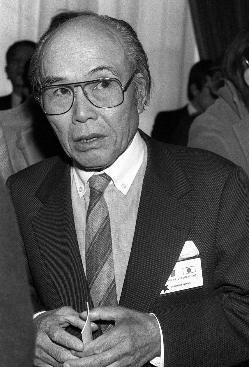 Fotografía tomada el 8 de diciembre de 1980 en París del director ejecutivo de Honda, el japonés Soichiro Honda.&nbsp;