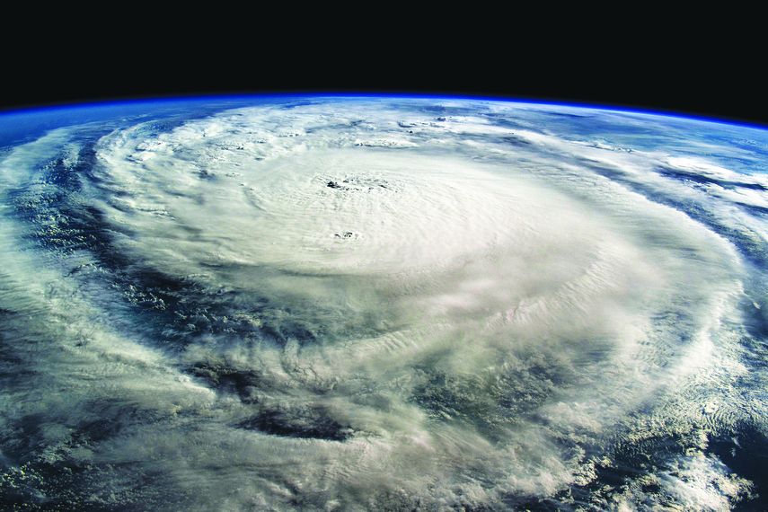 Imagen del huracán Milton en 2024