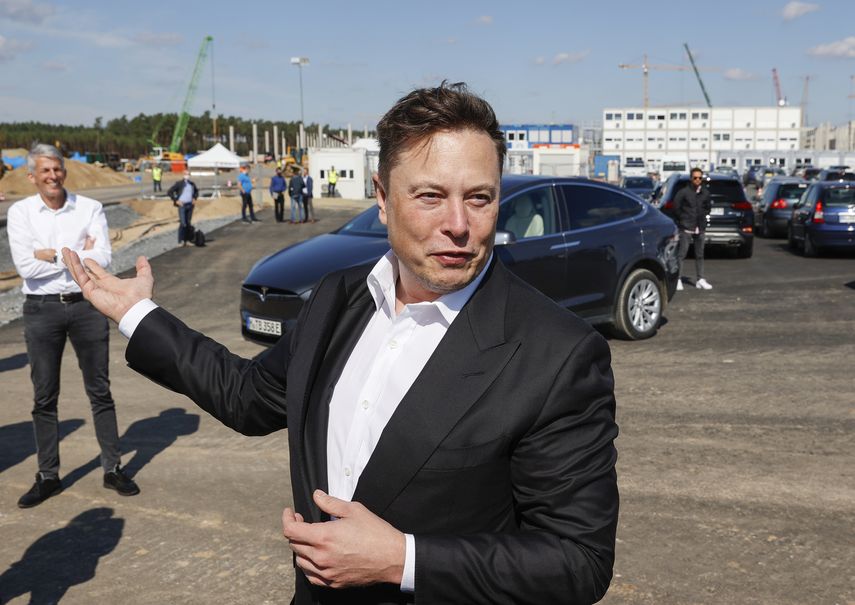 Elon Musk, el dueño y fundador de la automotriz Tesla.