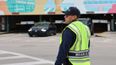 Agentes en las calles de Miami Beach para agilizar el tráfico.&nbsp;