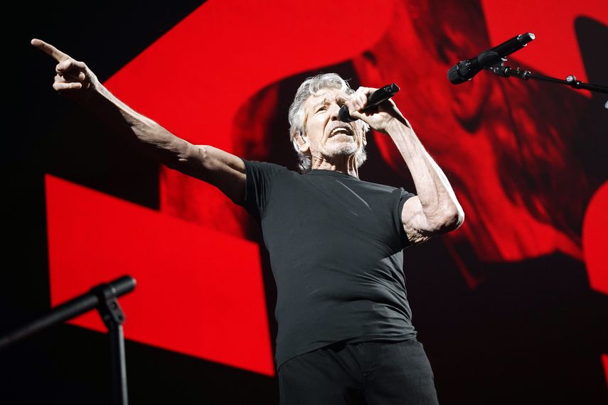 Roger Waters actúa en el United Center en Chicago, el martes 26 de julio de 2022.&nbsp;