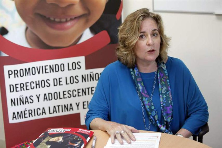 &nbsp;La directora regional de la Organización&nbsp;Save&nbsp;TheChildren, Victoria Ward.&nbsp;