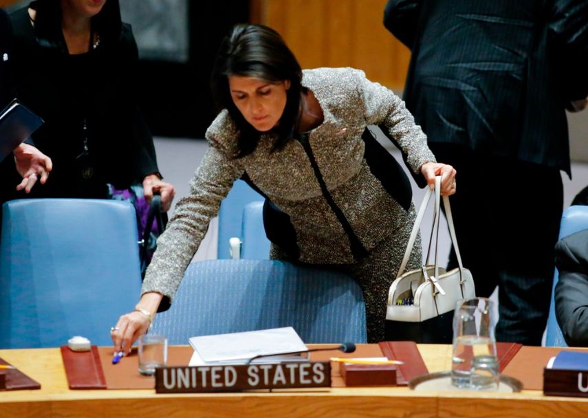 Nikki Haley, embajadora de EEUU ante la ONU.&nbsp;