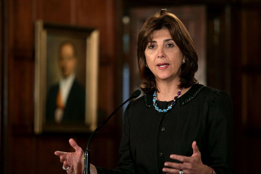 María Ángela Holguín, canciller de Colombia&nbsp;