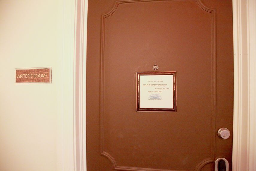 Puerta de The Writers Room, en el Betsy Hotel.&nbsp;