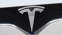 Logo del fabricante de vehículos Tesla. Logo del fabricante de vehículos Tesla.