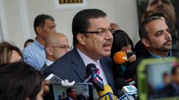 El diputado Simón Calzadilla, miembro de la comisión opositora en el diálogo con el régimen de Nicolás Maduro.