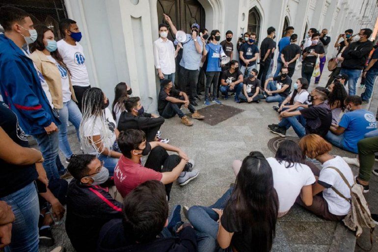 Discurso del profesor Daniel Terán durante la marcha del Día del Estudiante Universitario en Caracas 