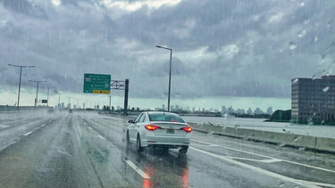 Lluvias en Miami.