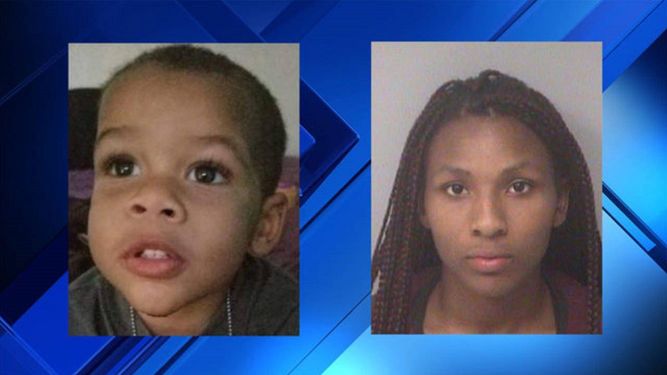 Fotos publicadas por el canal de noticias Local10 de Jordan Belliveau, de dos años, y su madre Charisse Stinson, de 21.