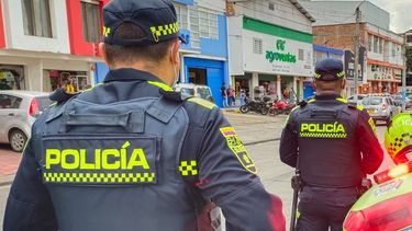 Agentes de la Policía de Colombia.