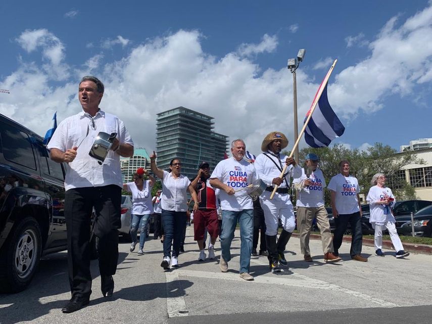Cacerolazo en Miami en contra del régimen castrista.&nbsp;