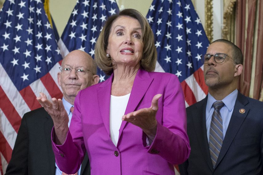 La presidenta de la Cámara de Representantes del Congreso de EEUU, Nancy Pelosi.