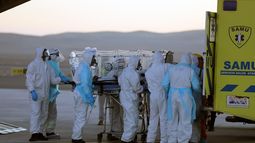 &nbsp;Trabajadores sanitarios en Chile