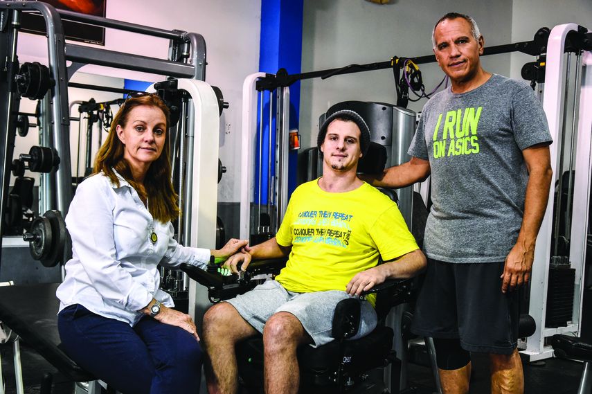 Los padres de Aldo, María de los Ángeles y Roberto, velan por su recuperación.&nbsp;