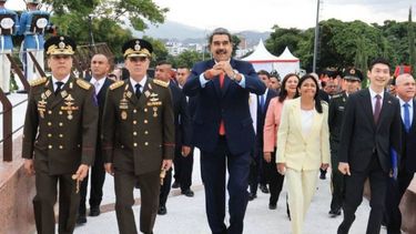 Nicolás Maduro, el Alto Mando militar y funcionarios del régimen encabezaron este miércoles 3 de septiembre un acto en homenaje a China