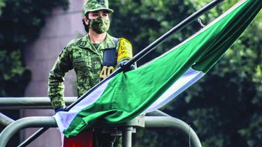 Desfile militar en San Luis de Potosí.&nbsp;