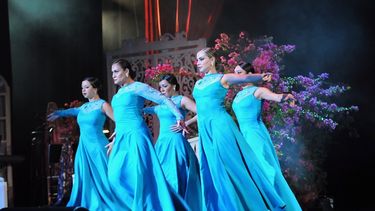 Las intérpretes del Ballet Español de Cristina Masdueño. (CORTESÍA). 