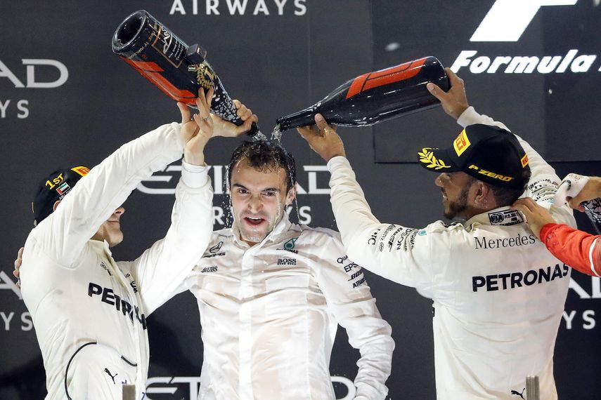 Bottas terminó por delante de Lewis Hamilton y&nbsp;Sebastian Vettel, segundo y tercero respectivamente.