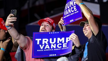 Seguidores del expresidente Donald J. Trump.