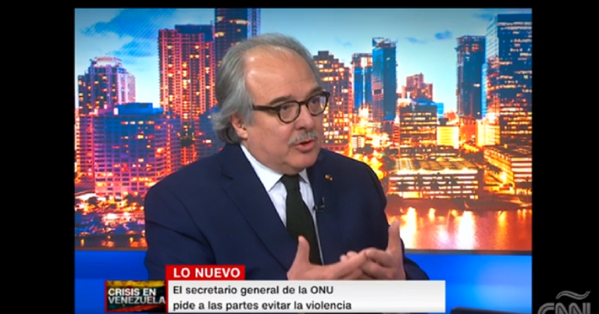 El analista internacional Asdrúbal Aguiar.&nbsp;