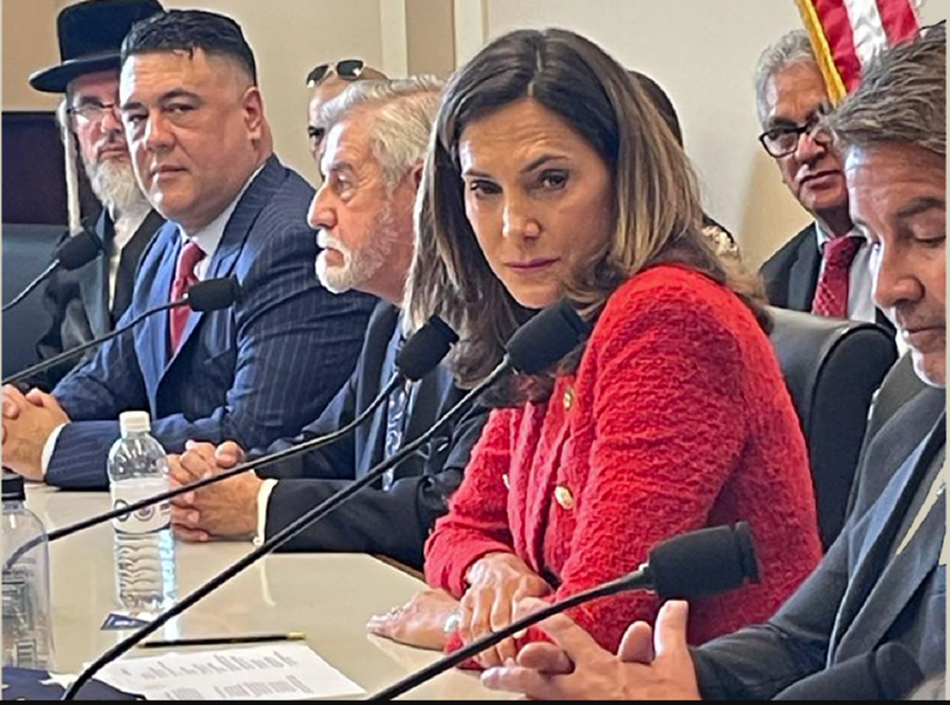 Congresista republicana María Elvira Salazar, durante acto de premiación al&nbsp;talento, la innovación y los logros de la comunidad hispana en Florida.