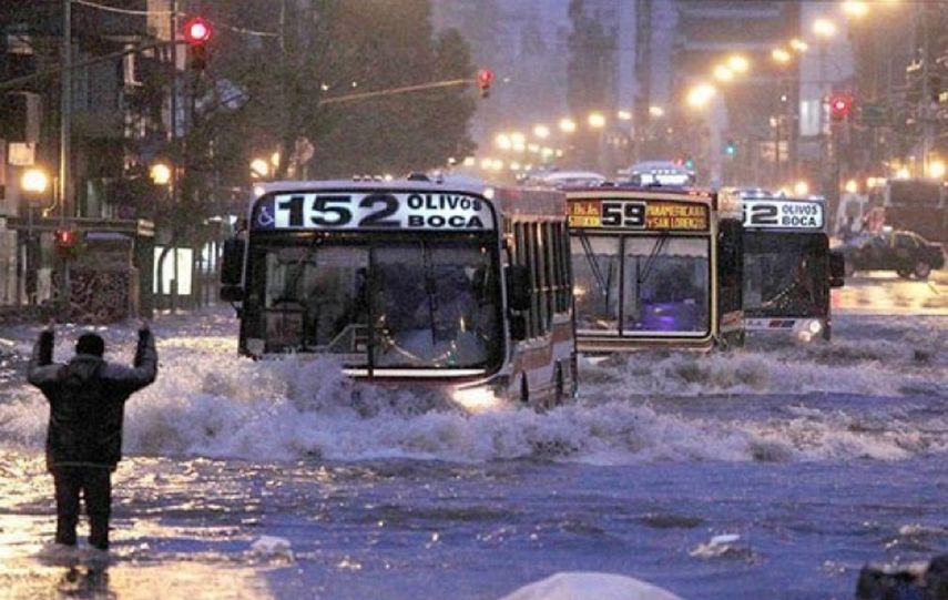 Las provincias cercanas a Buenos Aires llevan tres semanas de lluvias intensas.