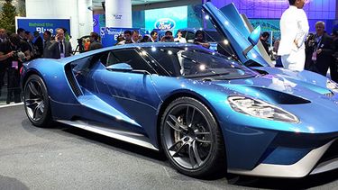 El nuevo Ford GT fue la estrella del Auto Show de Detroit (RR/JCDM)