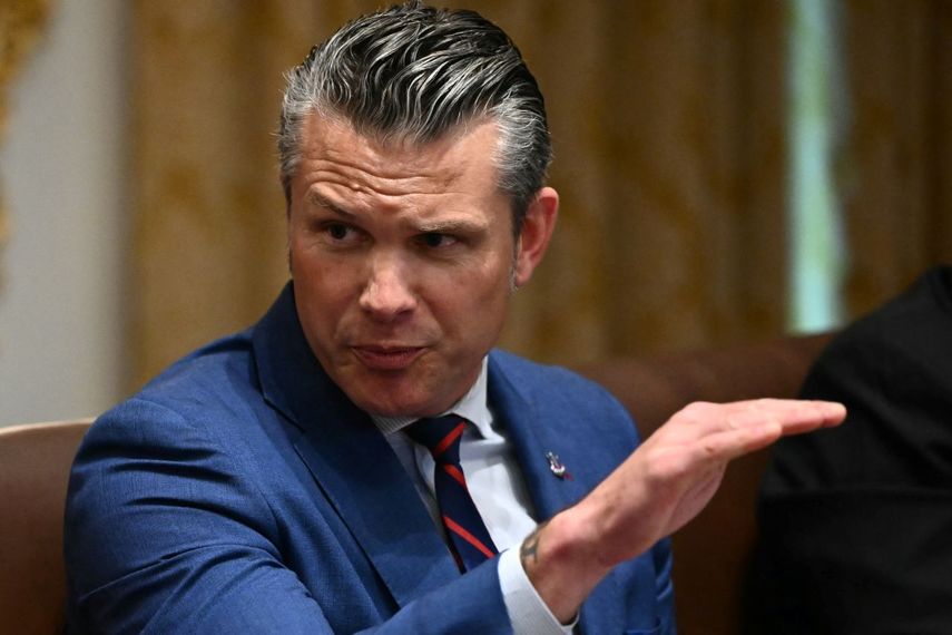 El secretario de Defensa de Estados Unidos, Pete Hegseth.