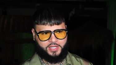 El cantante puertorriqueño Farruko habla con la prensa tras la salida de su nuevo disco, Gangalee, el 1ro de mayo de 2019.