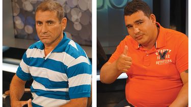 Michel Herrera Cala y Hareton Jaime Rodríguez Sariol, durante su comparecencia en AméricaTeve, en Miami. (LUIS L. LEÓN)