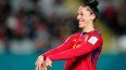 En foto del 26 de julio del 2023, la futbolista española Jenni Hermoso celebra tras anotar en el encuentro ante Zambia en la Copa Mundial femenina en el Eden Park en Auckland, Nueva Zelanda.