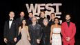 En esta foto de archivo tomada el 29 de noviembre, (de izquierda a derecha) Ansel Elgort, Corey Stoll, Rachel Zegler, Josh Andres Rivera, Steven Spielberg, Mike Faist, Rita Moreno, Brian dArcy James, Ariana DeBose y David Alvarez asisten al New York estreno en Nueva York de la nueve versión de Steven Spielberg&nbsp; de West Side Story.