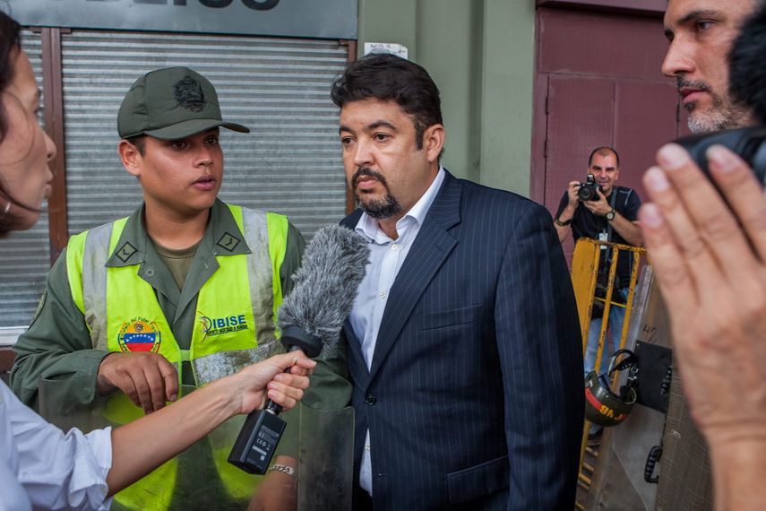 Roberto Marrero, jefe del Despacho del presidente (i) Juan Guaidó, detenido por el régimen de Nicolás Maduro.&nbsp;