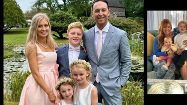 Ryan Jennings junto a su familia.