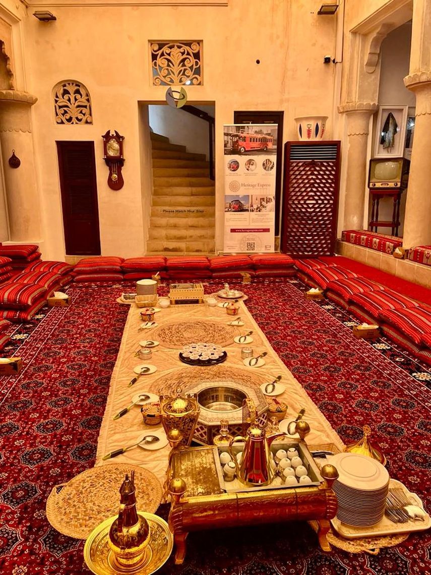 El interior de Sheikh Mohammed bin Rashid Al Maktoum Centre for Cultural Understanding, centro por el entendimiento cultural ubicado en el casco viejo de la ciudad.&nbsp;