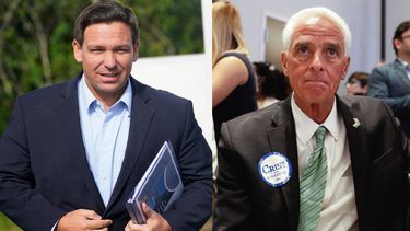 Charlie Crist mira como Ron DeSantis amplía ventaja